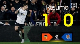 La Liga: Valência 1 - 0 Real Sociedad (2024-2025)