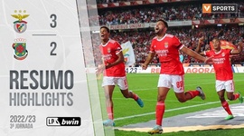 Liga Portugal Bwin: Benfica 3 - 2 Paços Ferreira (2022-2023)