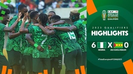 Qualificação CAN: Nigéria 6 - 0 São Tomé Príncipe (2023)