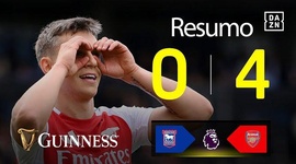 Premier League: Ipswich Town 0 - 4 Arsenal (2024-2025)