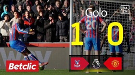 Premier League: Crystal Palace vs Man Utd, Golo 1-0 Mateta (2025-2026)