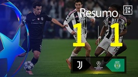 Liga Campeões: Juventus 1 - 1 Sporting (2025-2026)