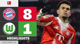 Bundesliga: Bayern München 8 - 1 VfL Wolfsburg (2025-2026)
