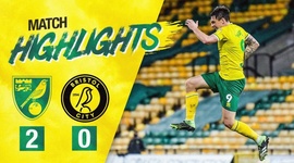 Championship: Norwich 2 - 0 Bristol City (2020-2021)