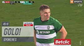 Liga Portugal Betclic: Vizela vs Sporting, Golo 1-1 Gyokeres (2023-2024)