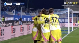 Serie A: Como vs Juventus, Golo 0-1 R. Kolo Muani (2024-2025)