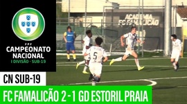 Juniores A S19 I Divisão: Famalicão 2 - 1 Estoril (2019-2020)
