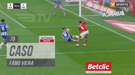 Liga Portugal Betclic: Benfica vs FC Porto, Caso Fábio Vieira, 79' (2024-2025)