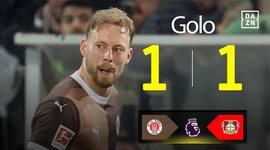 Bundesliga: FC St. Pauli vs Leverkusen, Golo 1-1 Boukhalfa (2024-2025)