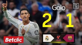 La Liga: Real Madrid vs Barcelona, Golo 2-1 Bellingham (2025-2026)