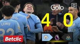 Premier League: Man City vs Newcastle, Golo 4-0 McAtee (2024-2025)