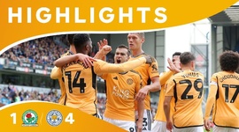 Championship: Blackburn 1 - 4 Leicester (2023-2024)
