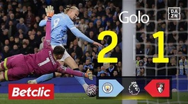 Premier League: Man City vs AFC Bournemouth, Golo 2-1 Haaland (2025-2026)