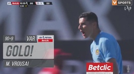 Liga Portugal Betclic: CF Estrela Amadora vs Rio Ave, Golo 2-2 M. Vrousai (2023-2024)