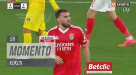 Liga Portugal Betclic: Benfica vs Sp. Braga, Jogada Kokcu, 58' (2024-2025)