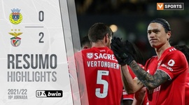 Liga Portugal Bwin: Arouca 0 - 2 Benfica (2021-2022)