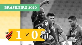 Brasileirão: Athletico-PR 1 - 0 Santos (2020)