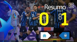 Liga Campeões: Marseille 0 - 1 Atalanta (2025-2026)