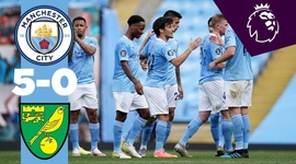 Premier League: Man City 5 - 0 Norwich (2019-2020)