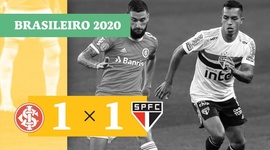 Brasileirão: Internacional 1 - 1 São Paulo (2020)