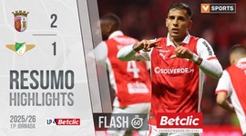Liga Portugal Betclic: Sp. Braga 2 - 1 Moreirense (2025-2026)
