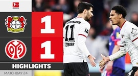 Bundesliga: Leverkusen 1 - 1 Mainz (2025-2026)