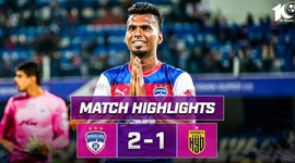 Indian Super League: Bengaluru FC 2 - 1 Hyderabad FC (2023-2024)