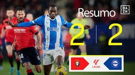 La Liga: Osasuna 2 - 2 Alavés (2024-2025)