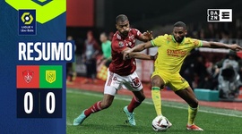 Ligue 1: Stade Brest 0 - 0 Nantes (2023-2024)