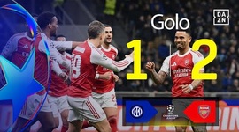Liga Campeões: Inter vs Arsenal, Golo 1-2 Gabriel Jesus (2025-2026)