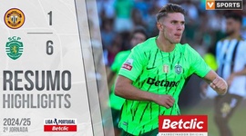 Liga Portugal Betclic: Nacional 1 - 6 Sporting (2024-2025)