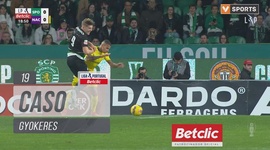 Liga Portugal Betclic: Sporting vs Nacional, Caso Gyokeres, 19' (2024-2025)