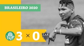 Brasileirão: Palmeiras 3 - 0 Atlético-MG (2020)