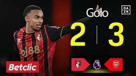 Premier League: AFC Bournemouth vs Arsenal, Golo 2-3 Kroupi (2025-2026)