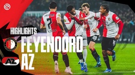 Eredivisie League: Feyenoord 1 - 0 AZ (2023-2024)