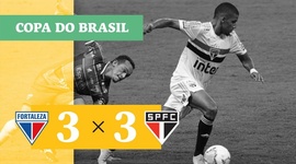 Copa do Brasil: Fortaleza 3 - 3 São Paulo (2020)