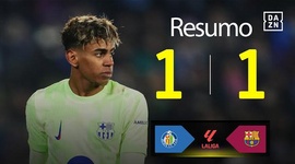 La Liga: Getafe 1 - 1 Barcelona (2024-2025)