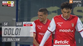 Liga Portugal Betclic: Arouca vs Sp. Braga, Golo 0-2 El Ouazzani (2024-2025)