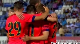 Amigáveis de clubes: Huelva 0 - 1 Barcelona (2014-2015)
