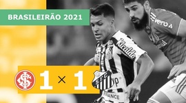 Brasileirão: Internacional 1 - 1 Santos (2021)