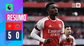 Premier League: Arsenal 5 - 0 Sheffield Utd (2023-2024)