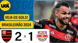 Brasileirão: Flamengo 2 - 1 RB Bragantino (2024)