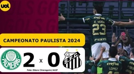 Campeonato Paulista: Palmeiras 2 - 0 Santos (2024)