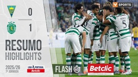 Liga Portugal Betclic: Estoril 0 - 1 Sporting (2025-2026)