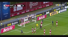 Liga Portugal Betclic: Sp. Braga (1-2) Famalicão, Golo Óscar Aranda, 95m (2023-2024)