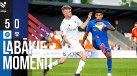 Virsliga: FK Riga 5 - 0 Grobinas SC (2024)