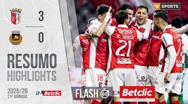 Liga Portugal Betclic: Sp. Braga 3 - 0 Rio Ave (2025-2026)