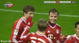 Bundesliga: Werder Bremen 0 - 7 Bayern München (2013-2014)
