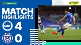 League Cup: Brighton 4 - 0 Portsmouth (2020-2021)