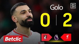 Premier League: AFC Bournemouth vs Liverpool, Golo 0-2 Salah (2024-2025)